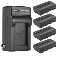 Kastar Battery AC Charger for Vidpro LED-300 LED-330X Photo & Video LED Light