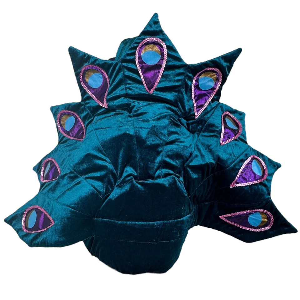 PRINCESS PARADISE MULTICOLOR PEACOCK PLUSH BODYSUIT HALLOWEEN COSTUME 6M -12M - Image 3 of 3