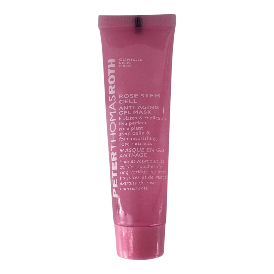 Set of 2 new Peter Thomas Roth travel size 14ml rose & cucumber gel face mask - Image 3 of 4