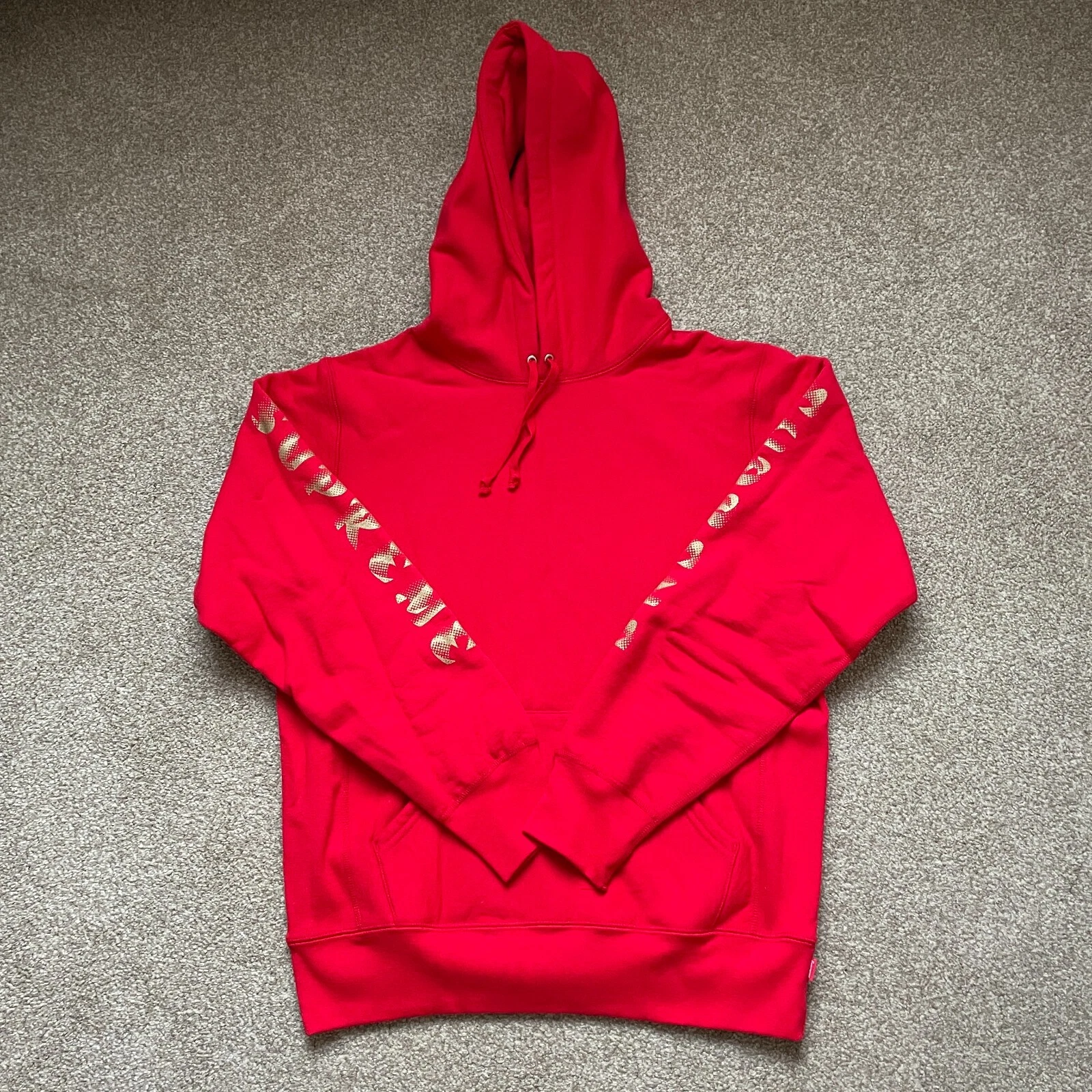 Supreme   Sweat à capuche manches dégradées [ROUGE] [MEDIUM] [FW18]