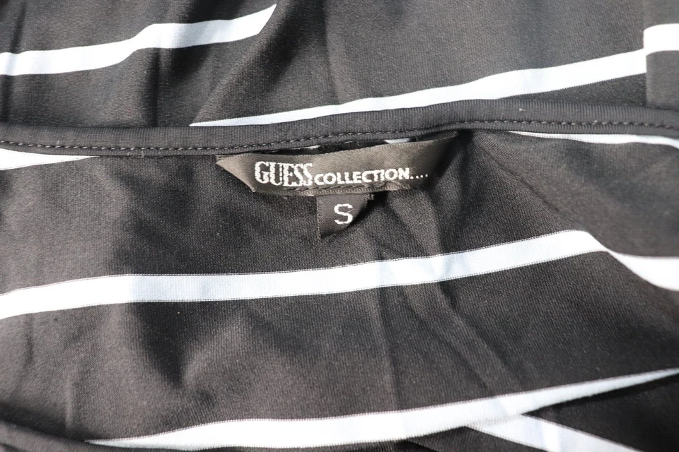 Top de mujer Guess Collection negro azul a rayas manga larga talla pequeña Foto 3 de 3