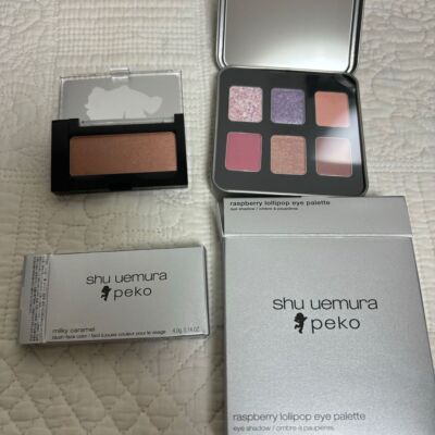 【未使用】shu uemura × peko 3点セット Shu Uemura Peko-chan Collaboration Limited Edition 3-Piece Pouch