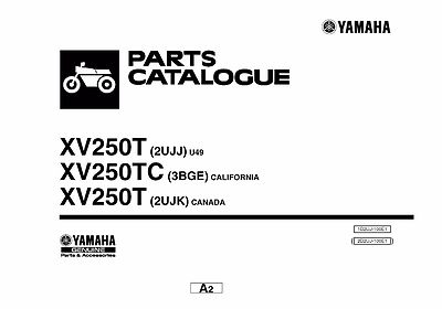 #ad Yamaha Parts Manual Book 2005 XV250T Virago $19.50