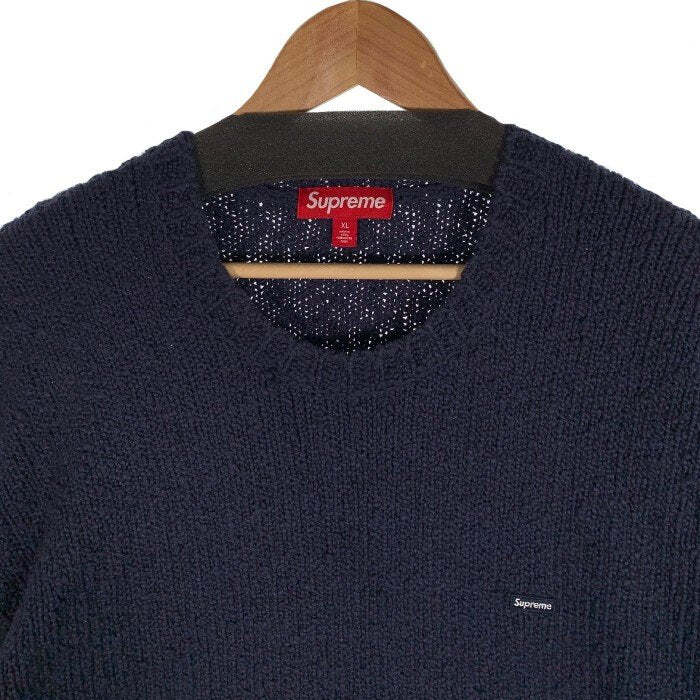 Supreme 24SS Boucle Small Box Sweater Navy Cotton Size XL Supreme 24SS Boucle Small Box Sweater Navy Cotton Size XL