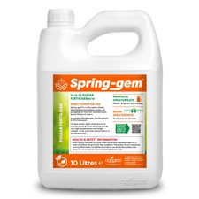 Spring-Gem Liquid Foliar Lawn, Turf & Grass Fertiliser - FEED YOUR GRASS 14-3-10