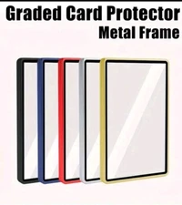 PSA Magnetic Aluminum Metal Slab Case Bumper Protector Case Holder -Blue