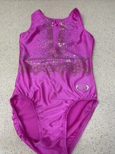 Ozone leotard AXS Hot Pink Night Out Custom New Unused