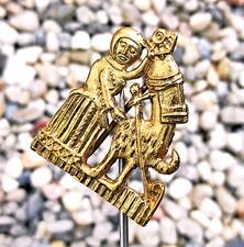 Pilgrim Badge Crowning Penis, 14th Century SCA Medieval Sexual Jewelry Replica