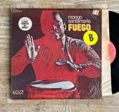  70 s Mongo Santamaria Fuego VS 18 lp Vintage VG+ Jazz Funk Salsa vinyl record