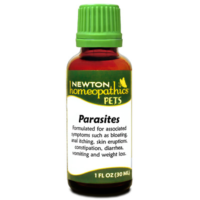 Newton Homeopathics Pet Parasites (Dogs / Cats), 1 fl. oz. (30 ml)