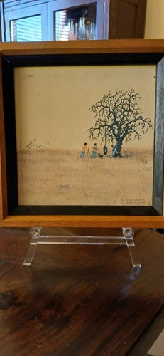 Duane Albert Armstrong Original Oil Painting - Children At Play