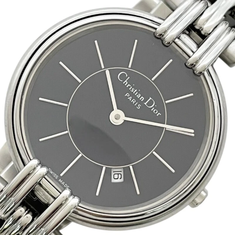 MONTRE BRACELET POUR FEMME CHRISTIAN DIOR D66 100 BAGHIRA CADRAN ROND FABRICATION SUISSE CEINTURE SS