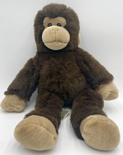 Build A Bear Vintage Monkey Chimp Brown Plush BAB Workshop with Sound Recorder
