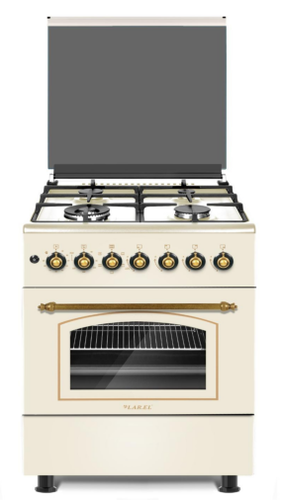 CUCINA LAREL 60X60 4 FUOCHI ACC ELET FORNO ELETTRICO VENTILATO RUSTICA  GRIGLIE G | eBay