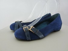 Vionic Dr Weil Orthaheel Womens US 5 M Milan Blue Navy Suede Ballet Flats Eu 36