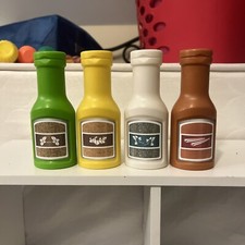 Step Two 2 Play Food Seasonings, Pretend Kitchen Ginger/Thyme/Cinna Bottles