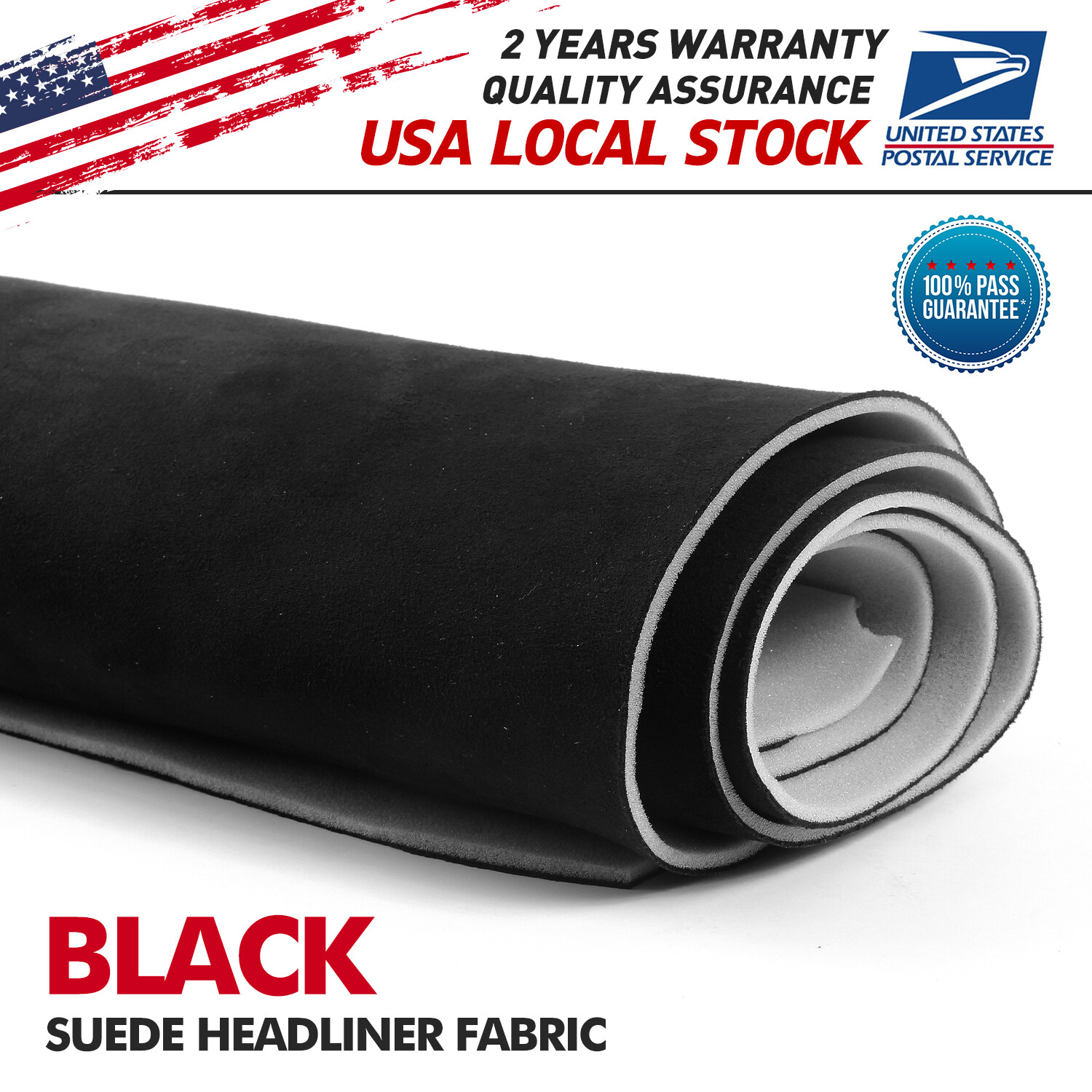 Headliner Material Suede Fabric Car Roof Liner Replace Upholstery