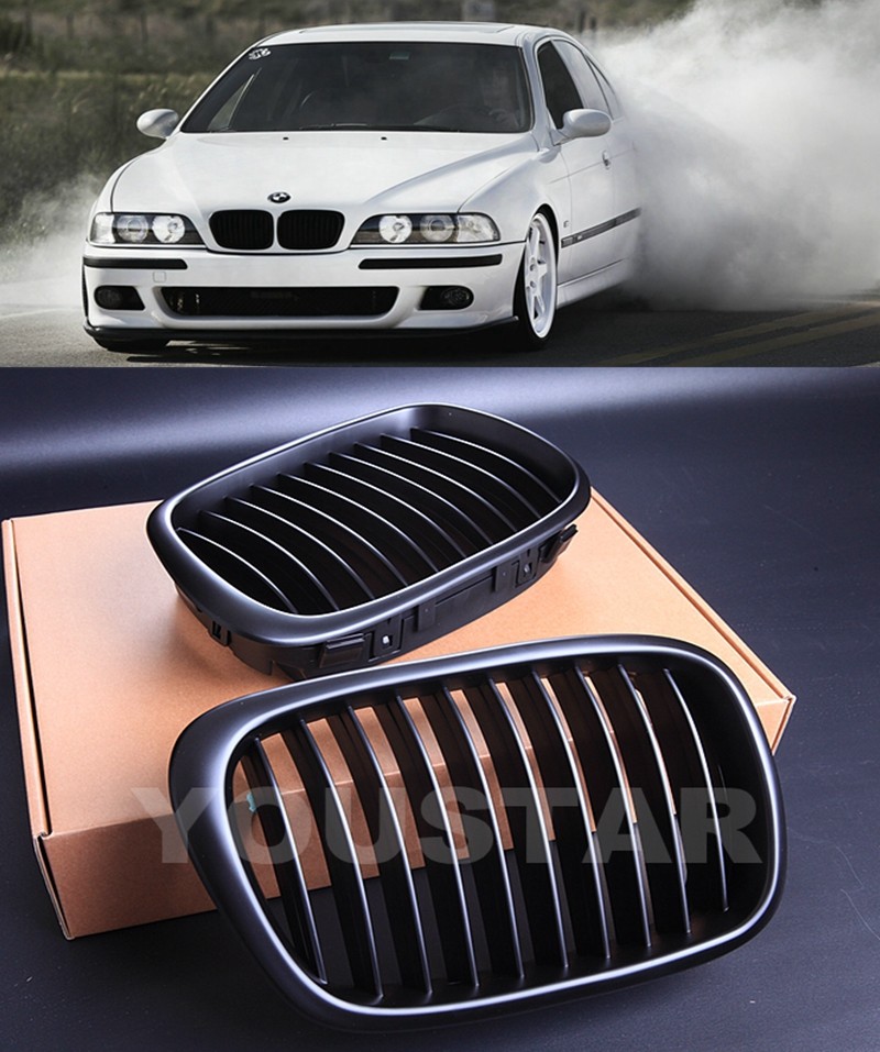 FAST EMS x2 MATT BLACK M5 Performance Grills for BMW 5 Series E39