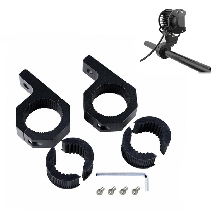 Abrazadera de luz LED de aluminio Soporte indicador de señal de motocicleta de montaje de 3 cm Foto 2 de 4