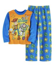 Disney Pixar Toy Story 2 Piece Boys Sleepwear Pajama Set 4 NWT
