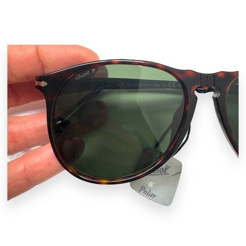 Gafas de sol Persol PO 6649SM 24/58 marrón brillante verde habana polarizadas 55 mm con estuche - Imagen 4 de 10