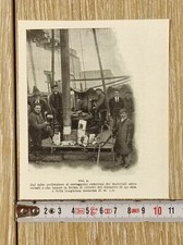 Bari Corato lavori drenaggio acqua nel 1923 antica stampa fotografica animata