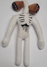 White Siren Head Plush Figure Toy Stuffed Toys Doll 14''