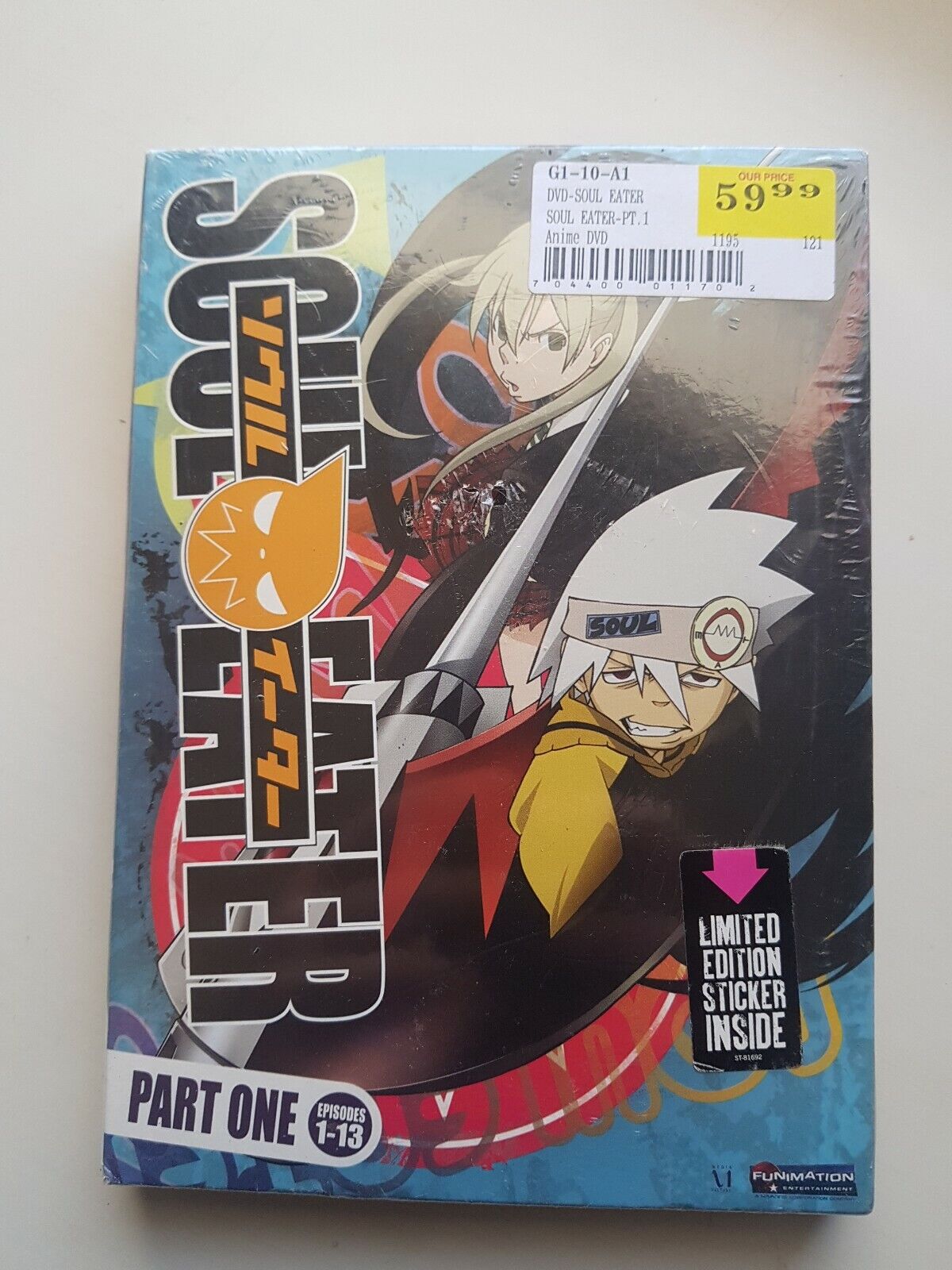 Soul Eater, Part 1 (episodes 1-13) anime DVD set