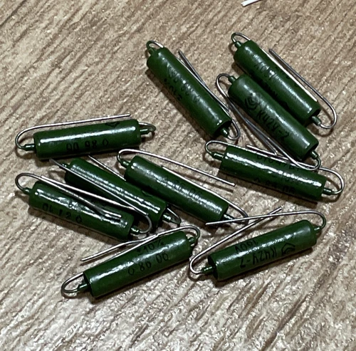 USA LOT OF 10 0.047uf K42Y-2 Paper in Oil Capacitor PIO NOS Guitar Tone Cap