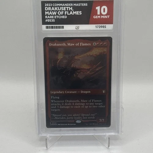 MTG - Drakuseth, Maw of Flames (Foil Etched) - ACE 10