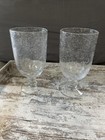 Southern Living at Home BELLA LUNA Water L Goblet Glass Bubbles 7.25” Tall Qty 2 — photo 1