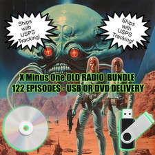 X Minus One Old Time Radio 122 Episodes MP3s USB or DVD Delivery with Tracking!