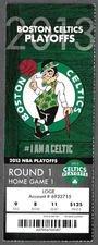 2012-13 Boston Celtics Round 1 Home Game 1 NBA Playoffs ticket stub