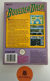 Boulder Dash Nintendo Nes gioco versione PAL A UK in scatola con manuale CIB