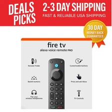 Alexa Voice Remote Pro for Fire TV - Customizable Buttons & Headphone Access