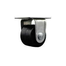 Low Profile Polyolefin 2-1/2 Inch Wheel Top Plate Rigid Caster SCC