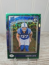 2024 Panini Donruss Optic - Rated Rookie Laiatu Latu #267 Green Velocity...