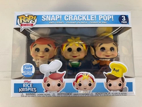 Funko Pop! Ad Icons - SNAP! CRACKLE! POP! - Rice Krispies - Funko Shop - 3 Pack