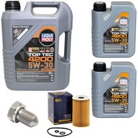 MotoröL Filter Set 4200 5W-30 Liqui Moly 7 Liter + Schraube FüR VW Crafter 30-50