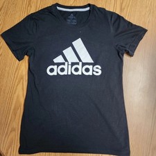 adidas Mens Sz Small Climalite Badge of Sport Graphic Tee Shirt Flawed