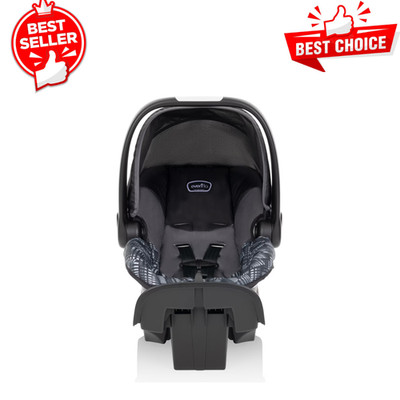 Evenflo NurtureMax Infant Car Seat, Brooklyn Gray, Rear Facing, Lightweight, New