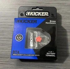 Kicker 46BT4 Car Audio Positive - Negative Power Wire Cable Battery Terminal BT4
