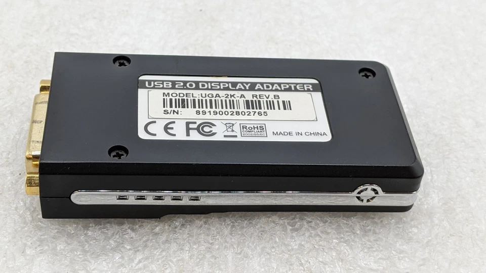 Plugable USB 2.0 UGA Multi-Display Adapter DisplayLink DVI VGA HDMI - Image 4 of 4