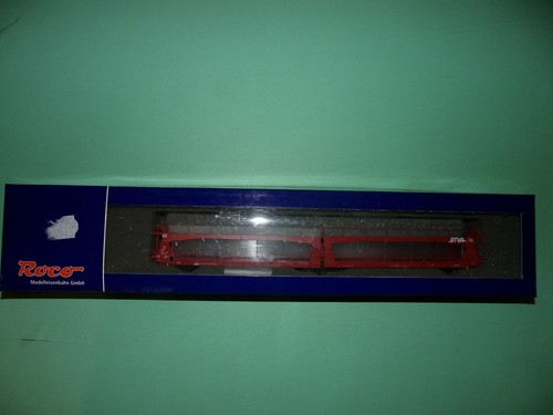 ROCO wagon porte autos TA 378 rouge + wincar STVA 66537 NEUF et RARE | Condition: Neuf