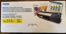 GENUINE Brother TN-315Y Yellow HIGH YIELD Toner Cartridge NEW Unopened Box