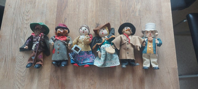 Puppe, alte Puppe, Biegepuppe DDR Handarbeit