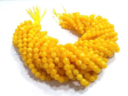 Amber Baltic Round beads 8mm Smooth Gemstone Plain Beads 14"Inch 1 Strand - Picture 7 of 12