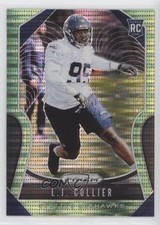 2019 Panini Prizm Rookies Neon Green Pulsar Prizm LJ Collier #380 et0