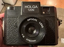 HOLGA 120N Vintage Medium Format Film Camera LoFi 12 16 EXCELLENT CLEAN COMPLETE