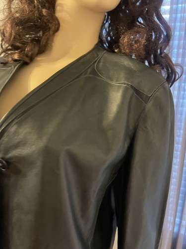 Giacca/blazer nuova JIL SANDER morbida pelle antracite TG 10 (US) vendita al dettaglio $3345 Italia - Foto 9 di 14